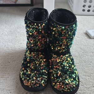 UGG girls Sequin Embellished Boots